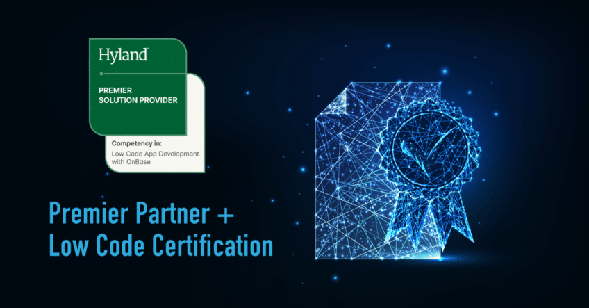 KeyMark named premier partner with Low Code app development certification.
