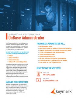 OnBase Dedicated Administrator Resource